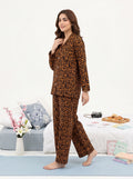 Copper Leaf Linen Nightsuit