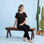 Jet Black Nightsuit