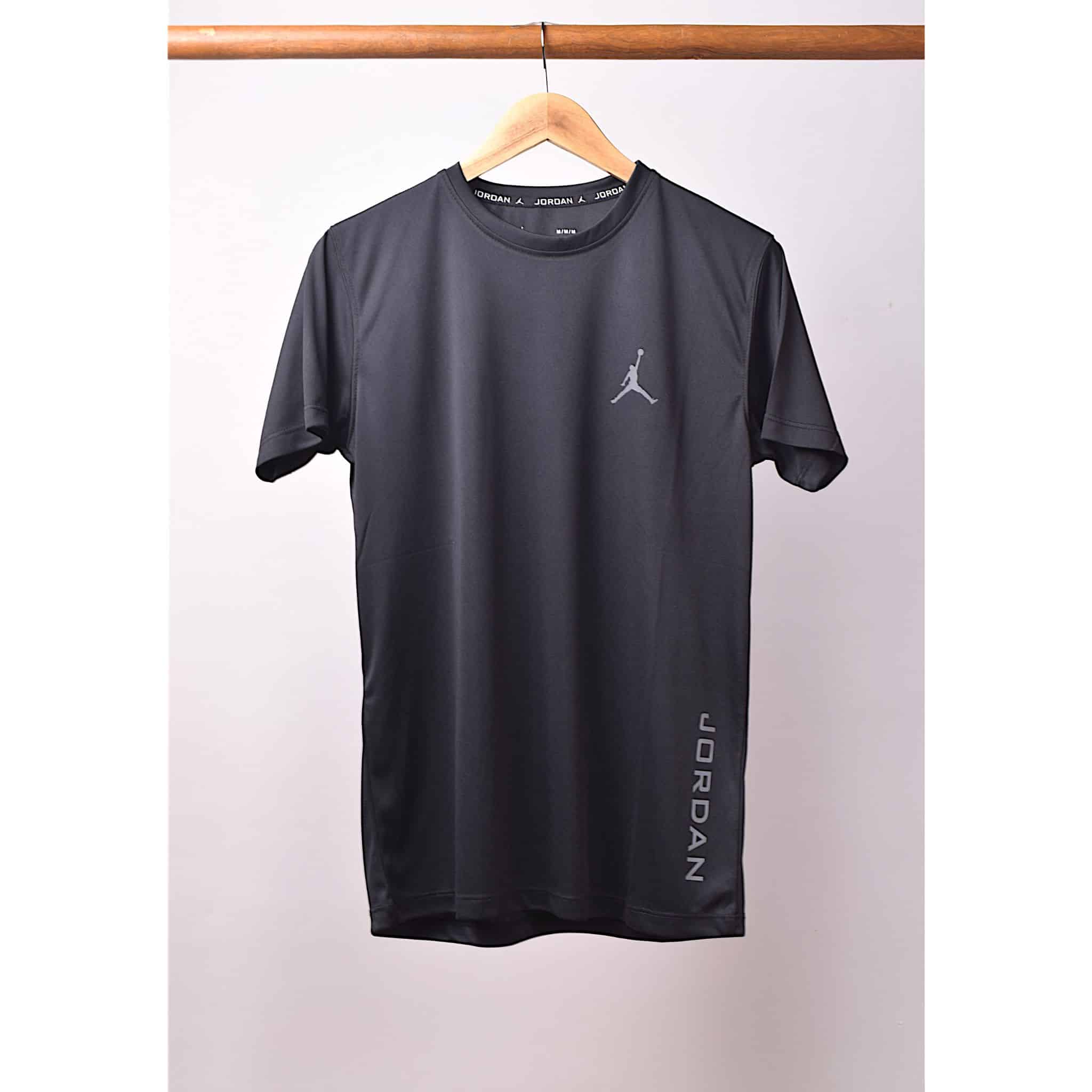 Black Jord-an Bold Dry Fit Tee