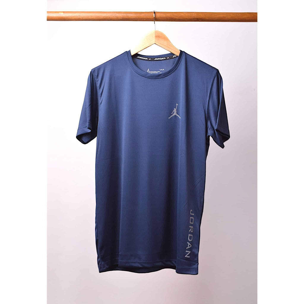 Navy Blue Jord-an Bold Dry Fit Tee