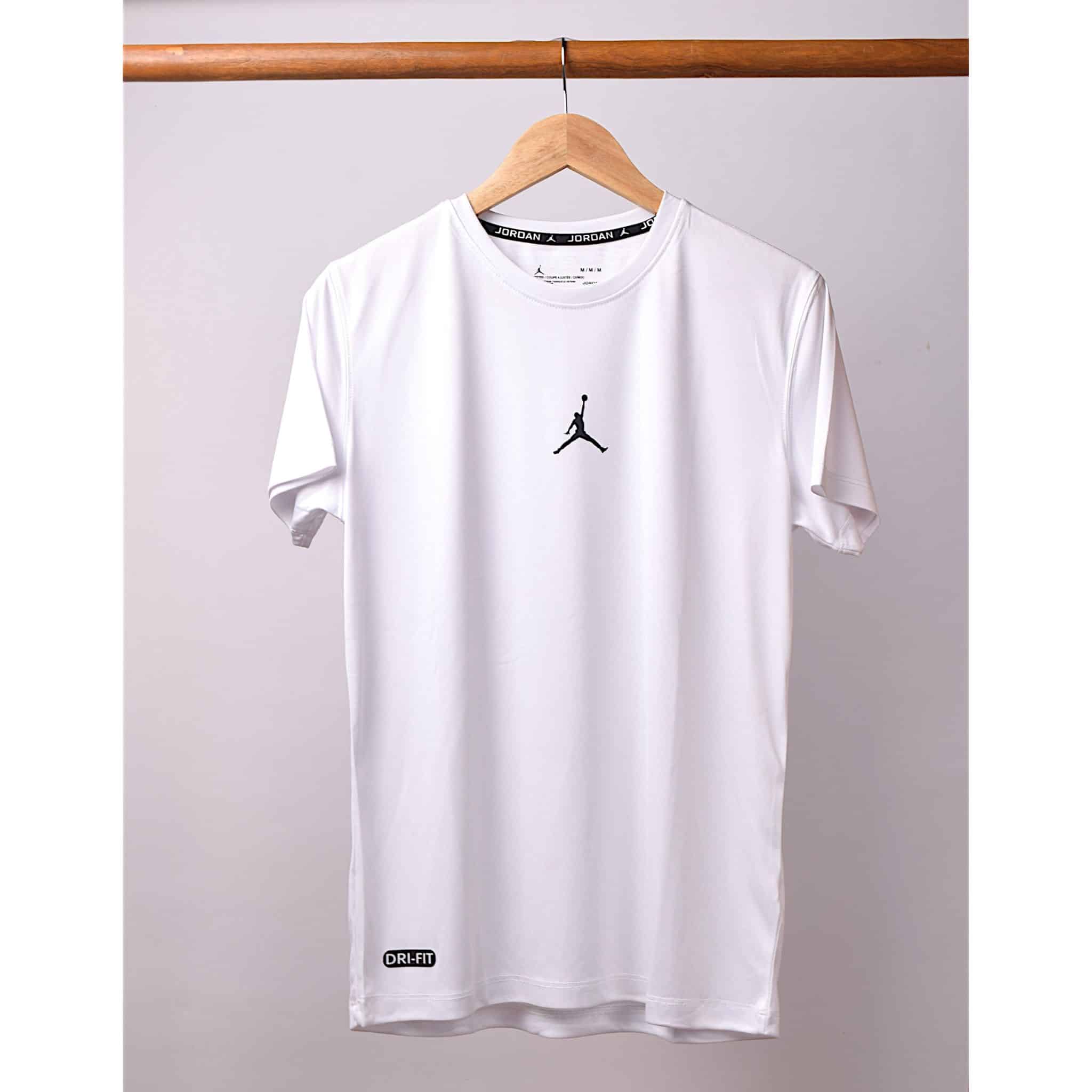 White Jord-an Classic Dry Fit Tee