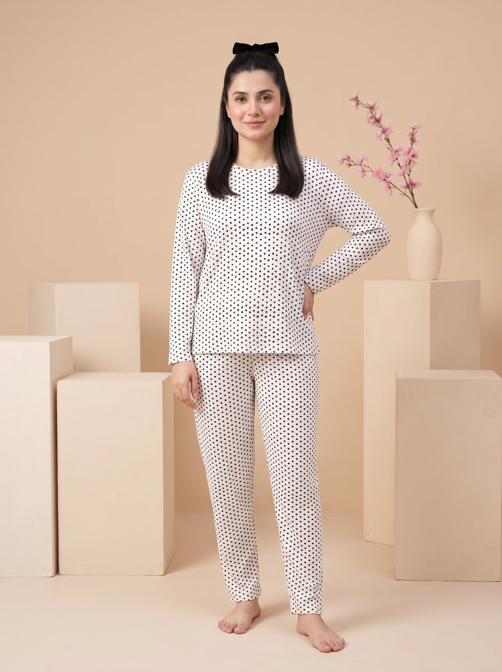 Little Hearts Nightsuit — photo 2