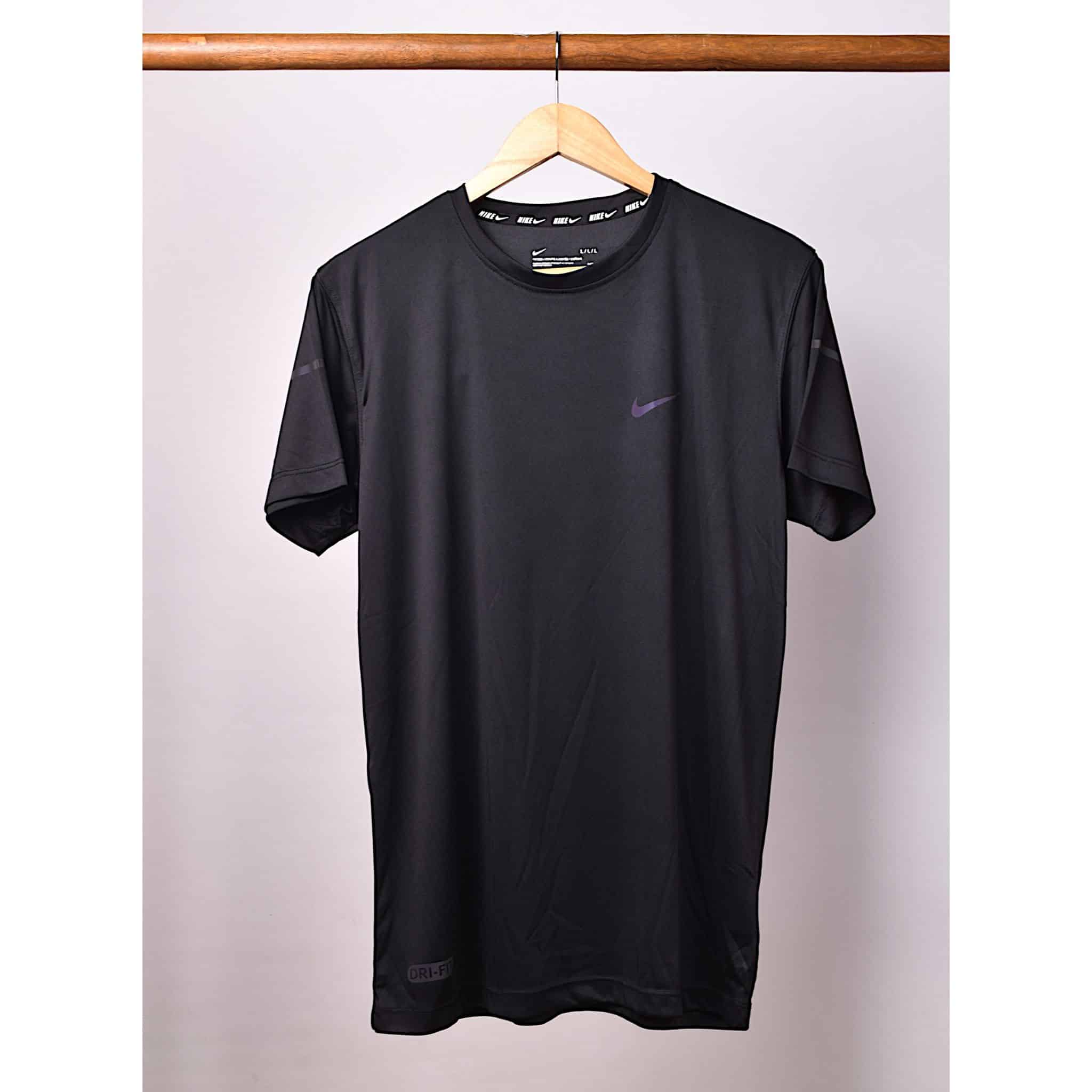 Black Nik Classic Dry Fit Tee