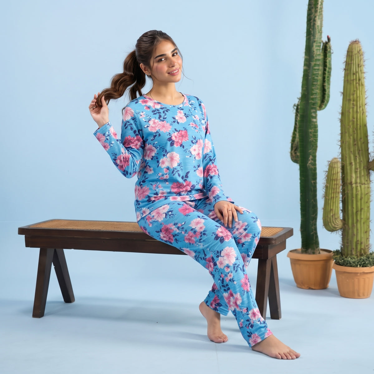 Peony Sky Nightsuit — photo 2