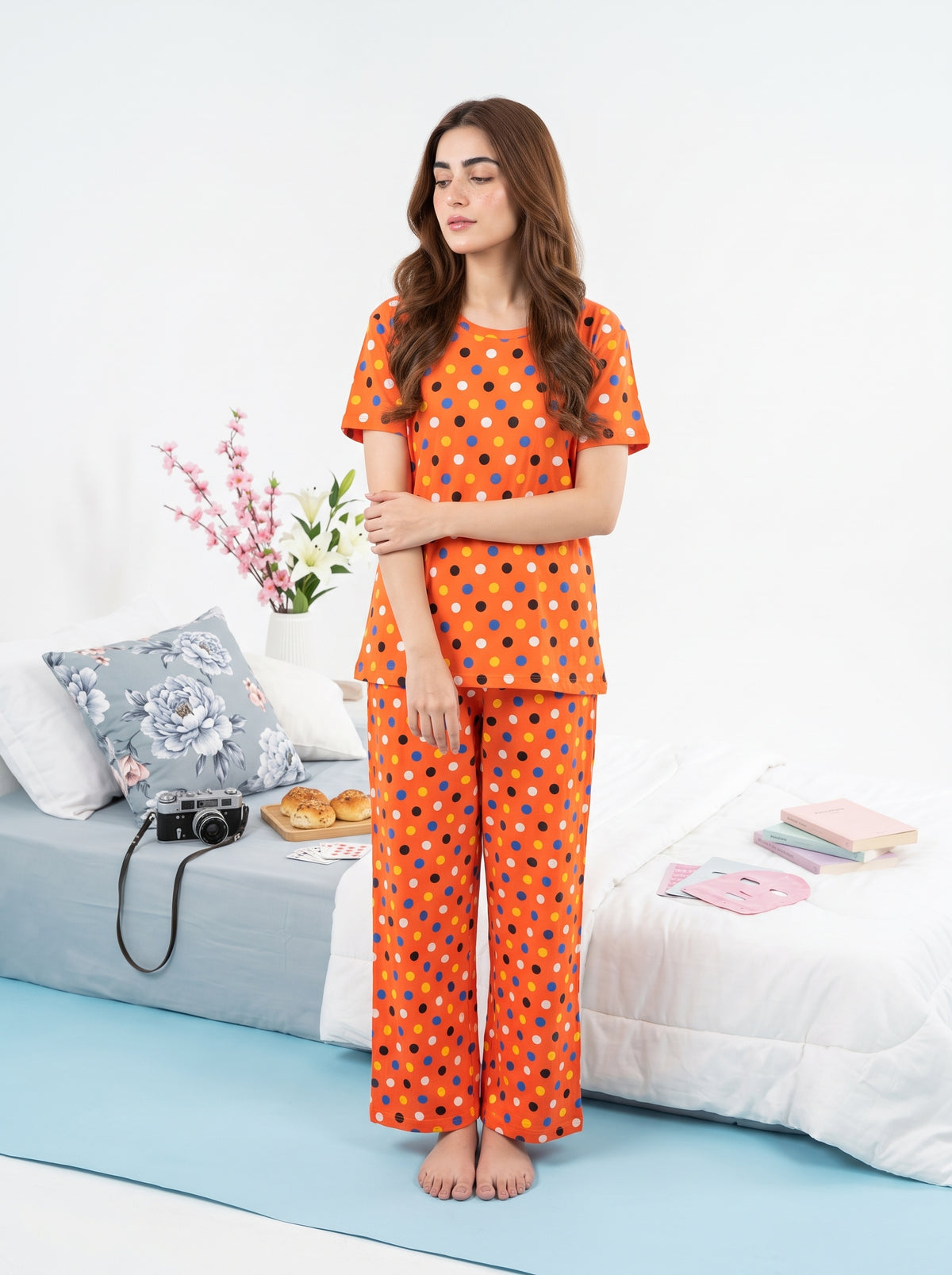 Tangerine Confetti Nightsuit