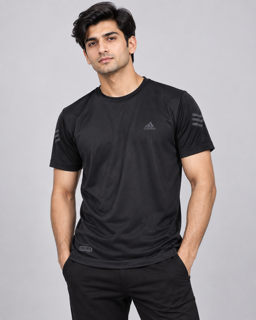 Adidas 3-Stripes Performance Tee - Black