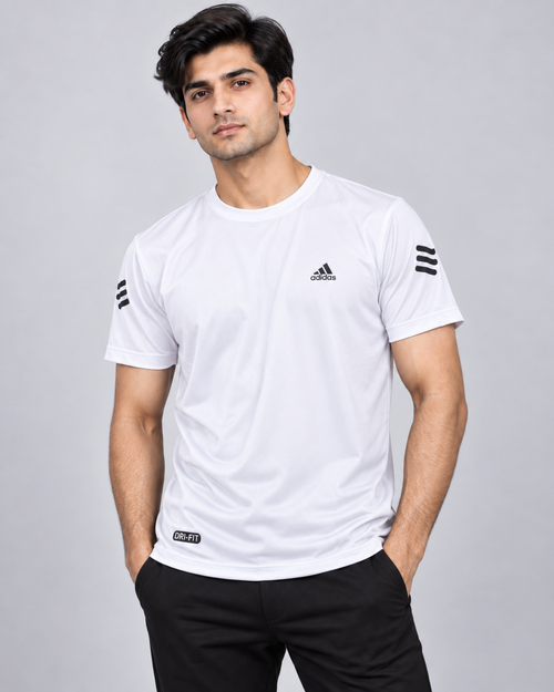 Adidas 3-Stripes Performance Tee - White