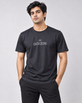 Adidas Bold Logo Performance Tee - Black