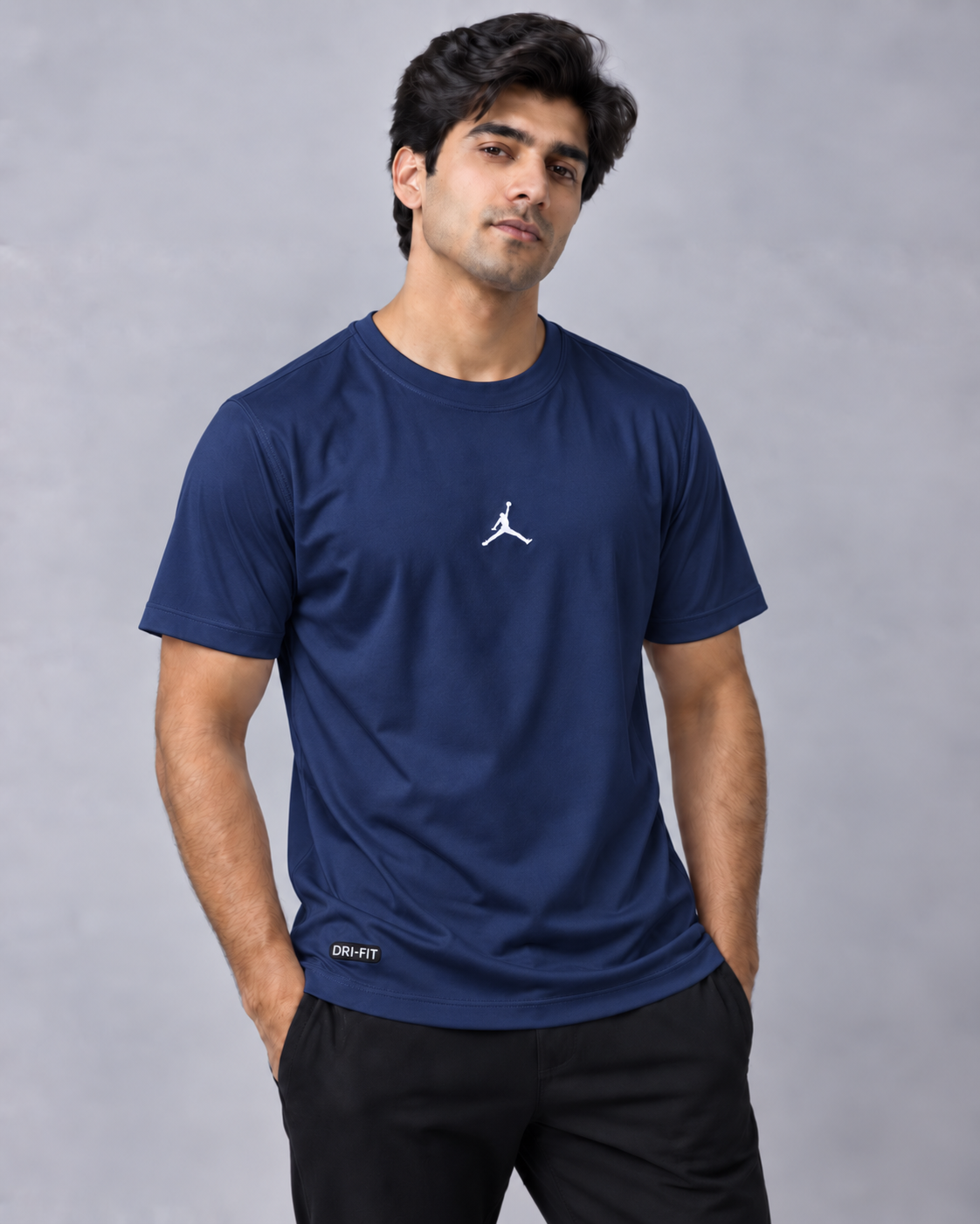 Jordan Essential Jumpman Performance Tee - Navy Blue