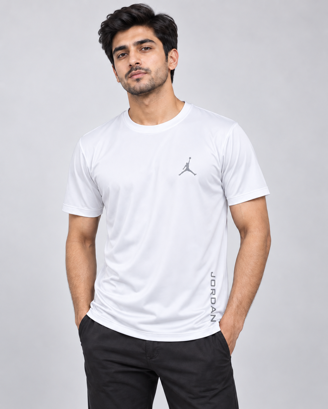 Jordan Statement Jumpman Performance Tee - White