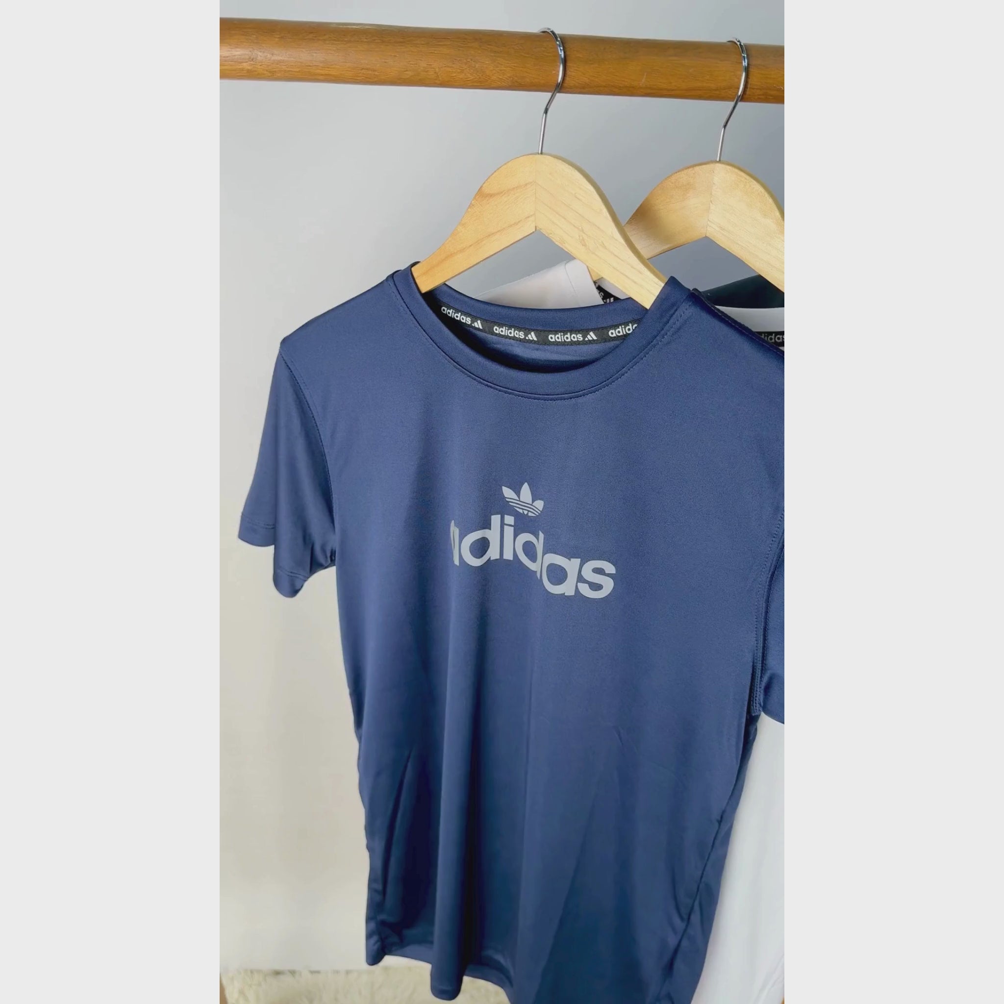 Maroon Adi Bold Dry Fit Tee