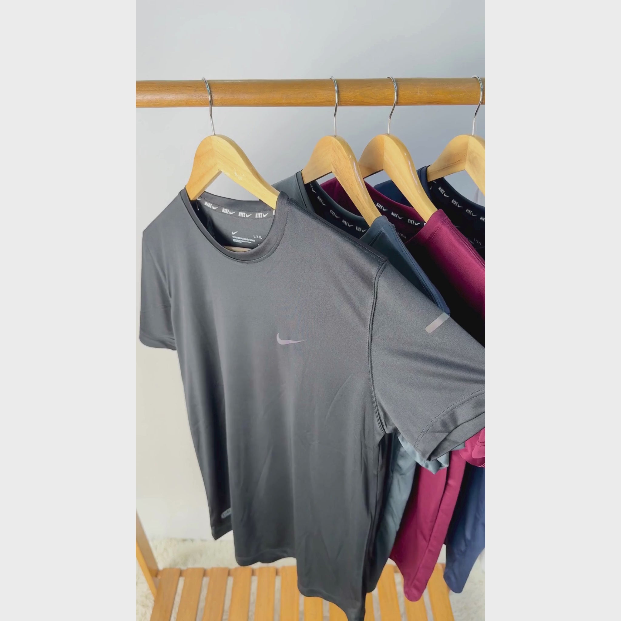 Black Nik Classic Dry Fit Tee