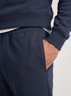 Navy blue crewneck sweatshirt tracksuit, photo 1 of 6