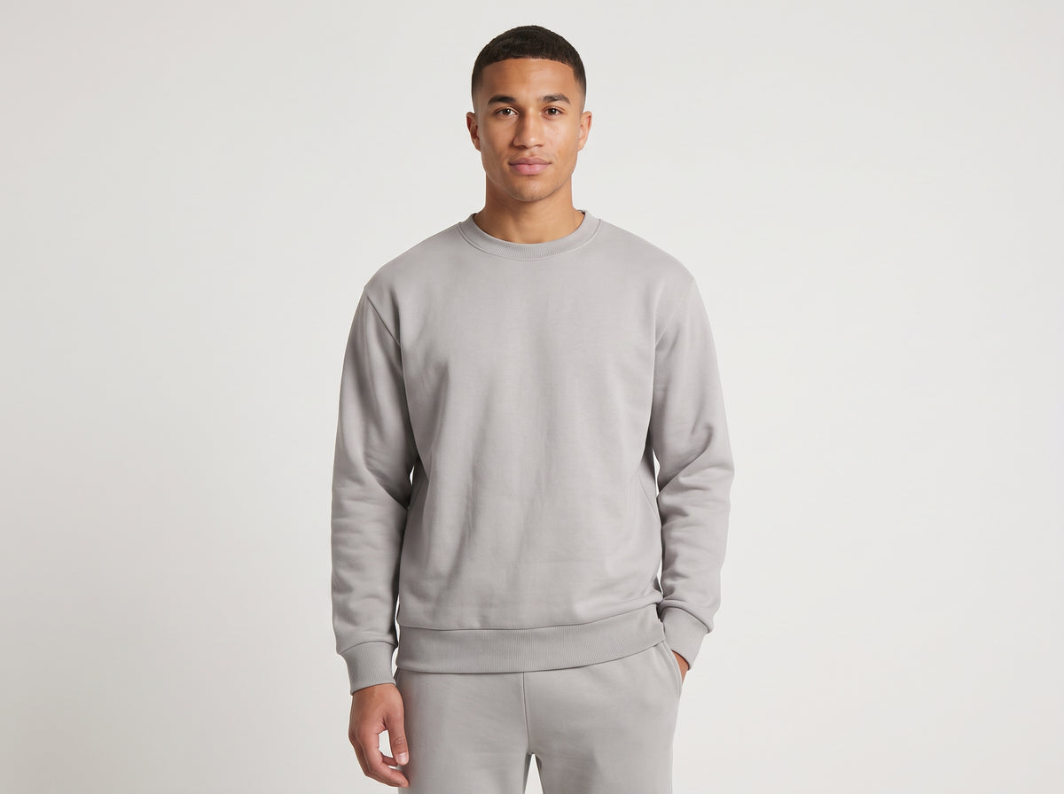 grey sweatshirt tracksuit photo 4 of 5