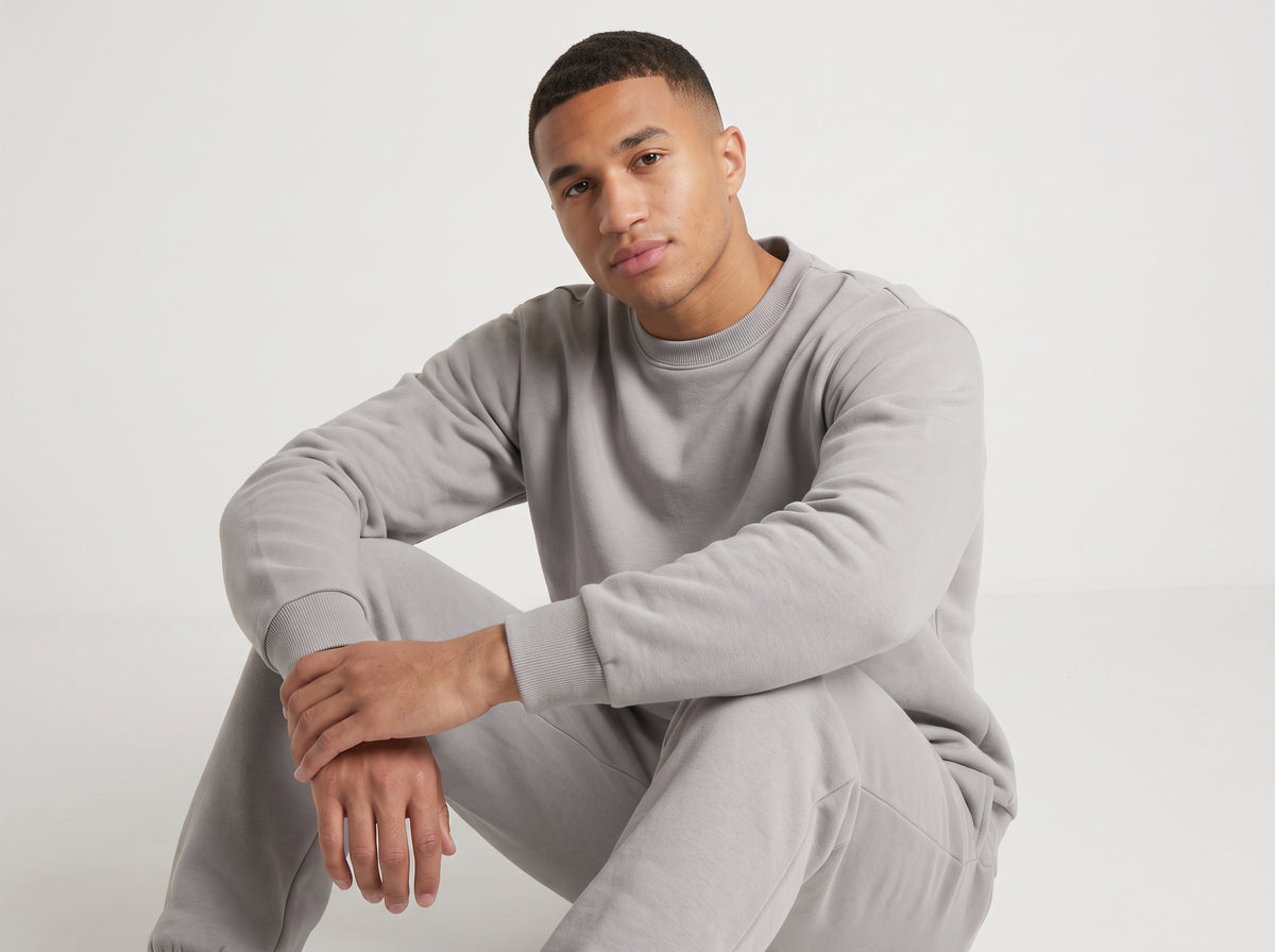 grey sweatshirt tracksuit photo 5 of 5
