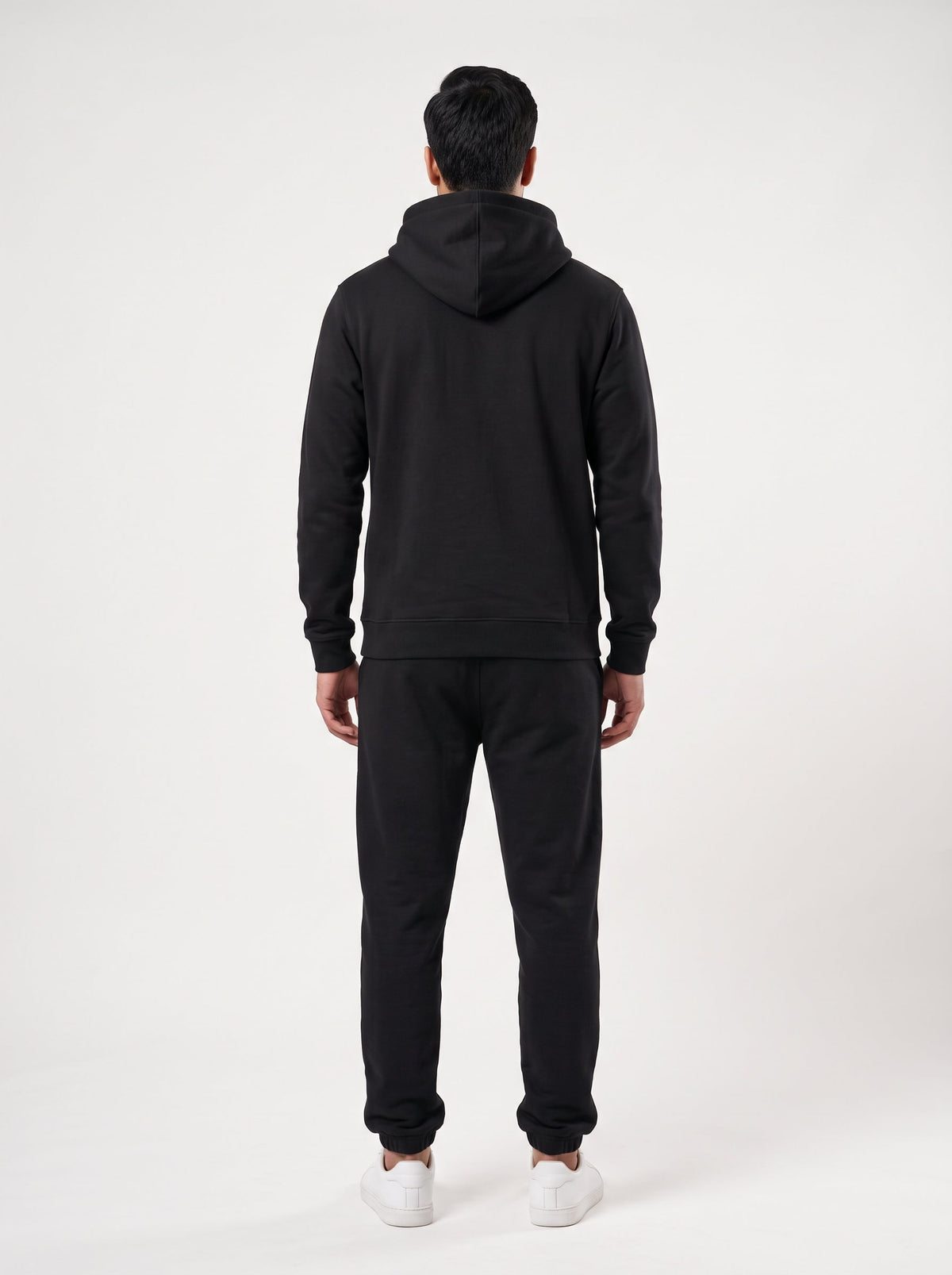 Black pullover hoodie tracksuit, photo 1 of 5