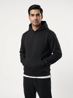 Black pullover hoodie tracksuit, photo 4 of 5