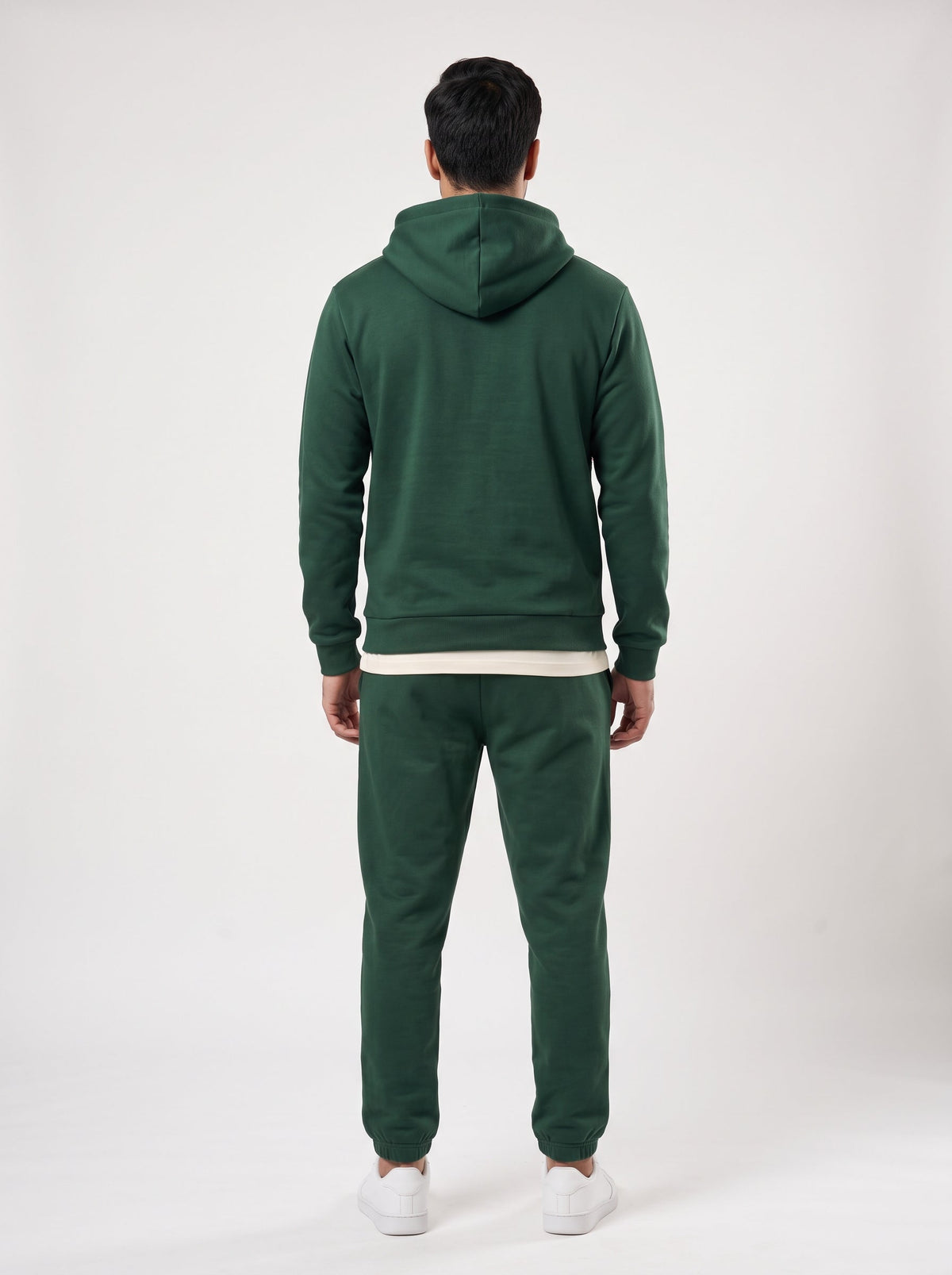 Green pullover hoodie tracksuit, photo 3 of 6
