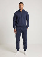 Navy blue mock neck tracksuit, photo 2 of 6